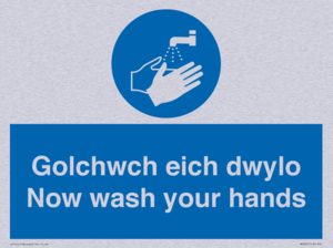golchwch eich dwylo